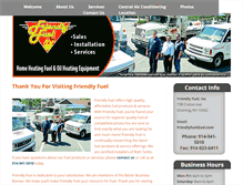 Tablet Screenshot of friendlyfuelinc.net